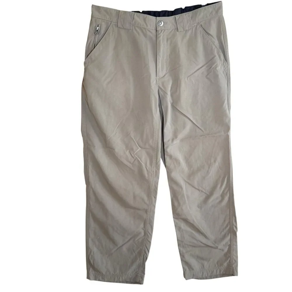 Duluth Trading Co. Men's L x 30 Khaki 100% Nylon Dry on the Fly Hiking Pants